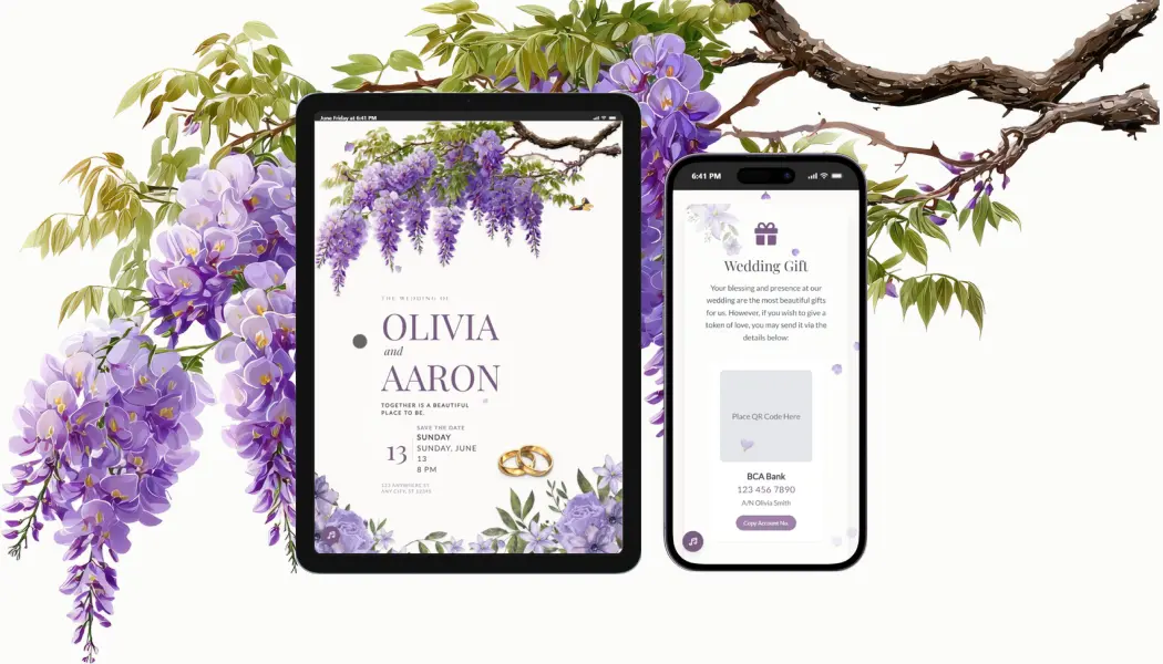 purple exclusive floral